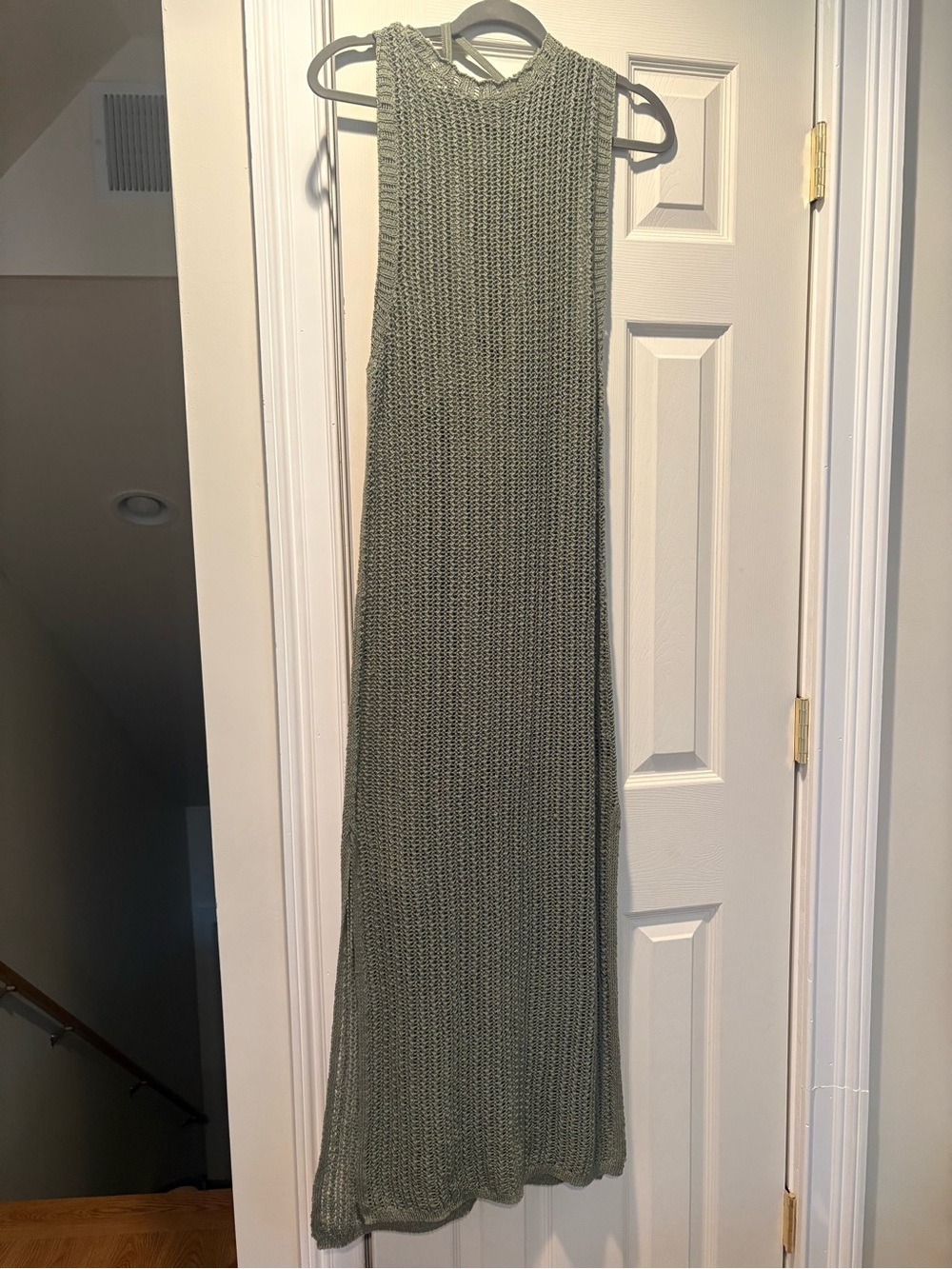 rag & bone Olive Green Sleeveless Knit Maxi Skirt NWOT